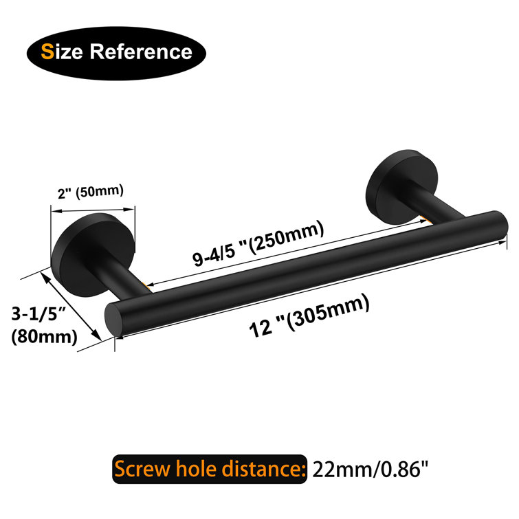 KOVOME Freestanding Towel Bar Wayfair Canada